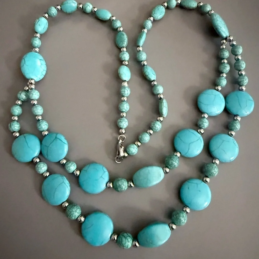 Turquoise Beaded Necklace